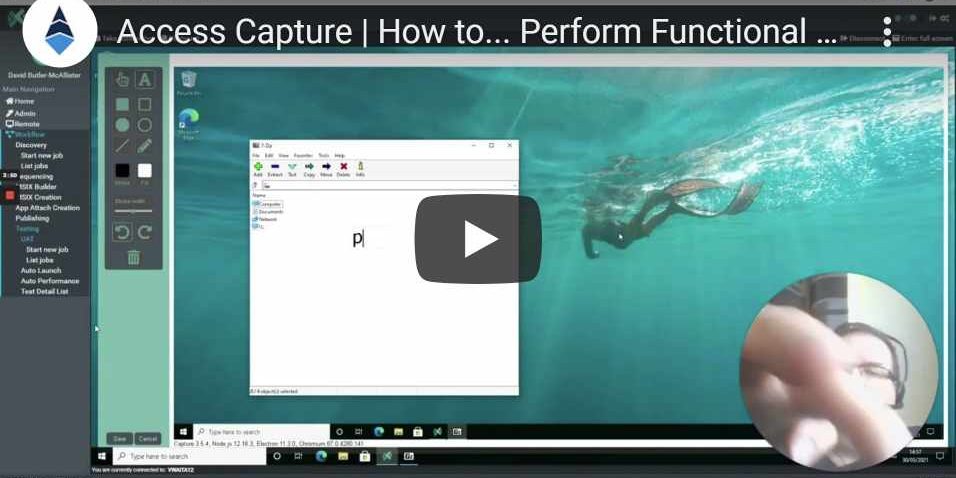 Access Capture _ How to… Perform Functional UAT (MSIX Intune delivered)