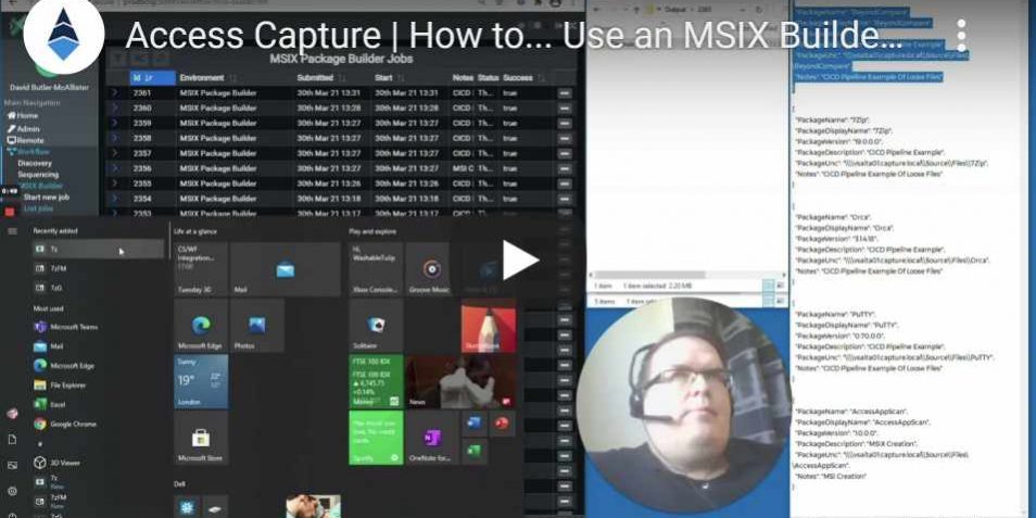 Access Capture _ How to… Use an MSIX Builder (CICD Pipeline)