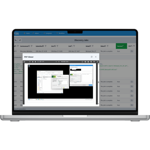 Access Capture Discovery screenshot Access Capture Discovery screenshot